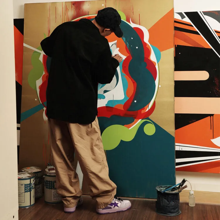 Street Art Inspires the New BAPE SK8 STA Pack