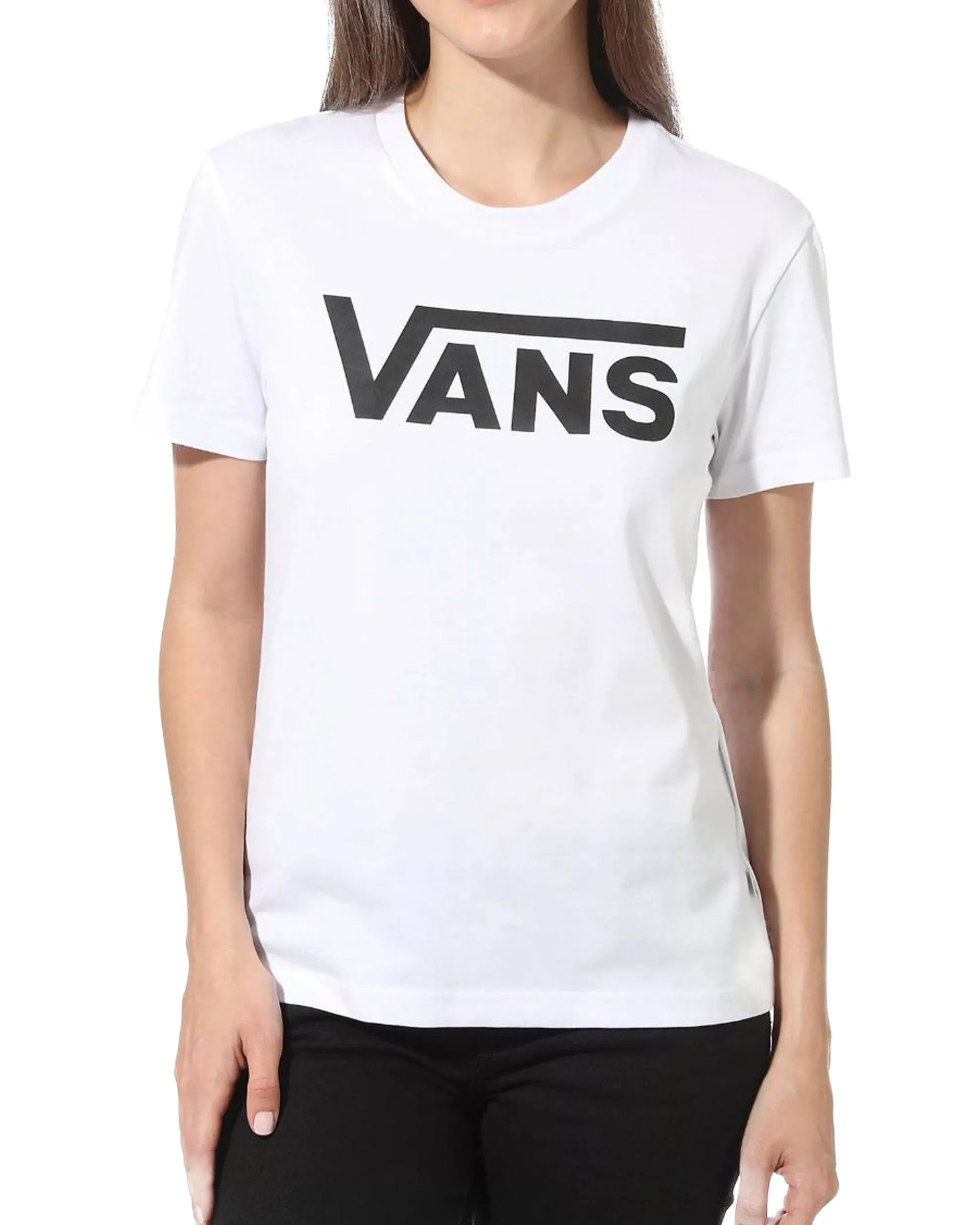 T-Shirt Donna Vans Women's Flying V Crew Tee White