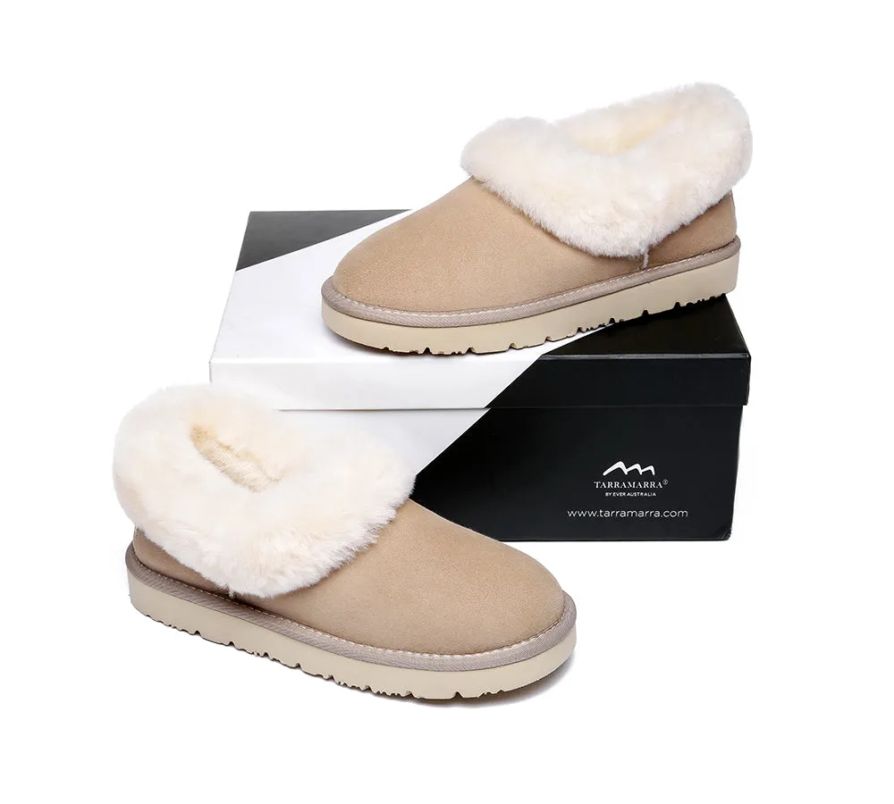 TARRAMARRA Sheepskin Slippers for Women - Clarrie: Two-Way Wear