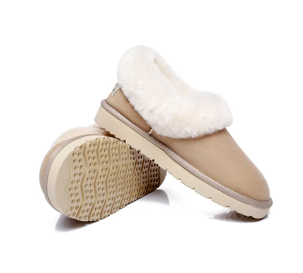 TARRAMARRA Sheepskin Slippers for Women - Clarrie: Two-Way Wear