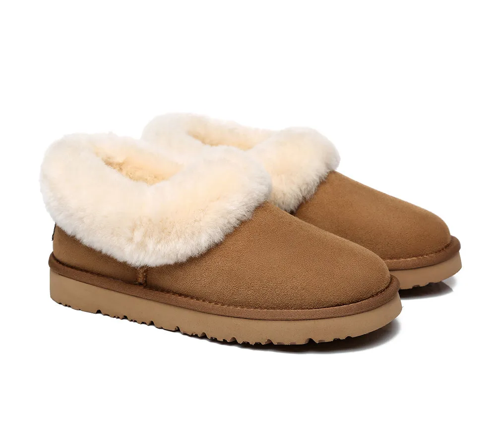 TARRAMARRA Sheepskin Slippers for Women - Clarrie: Two-Way Wear