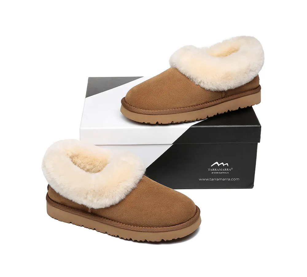 TARRAMARRA Sheepskin Slippers for Women - Clarrie: Two-Way Wear