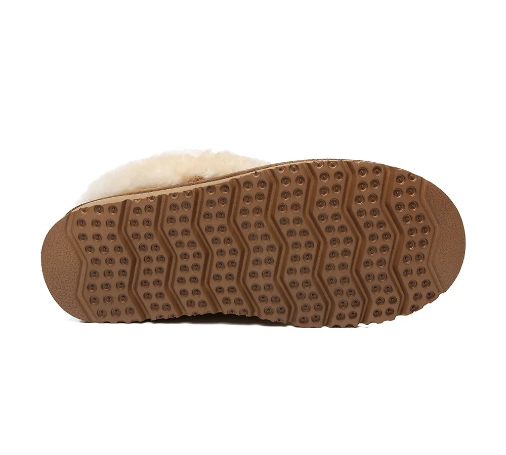 TARRAMARRA Sheepskin Slippers for Women - Clarrie: Two-Way Wear