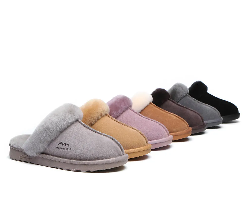 TARRAMARRA Slippers, Premium Sheepskin, Unisex, Lyla