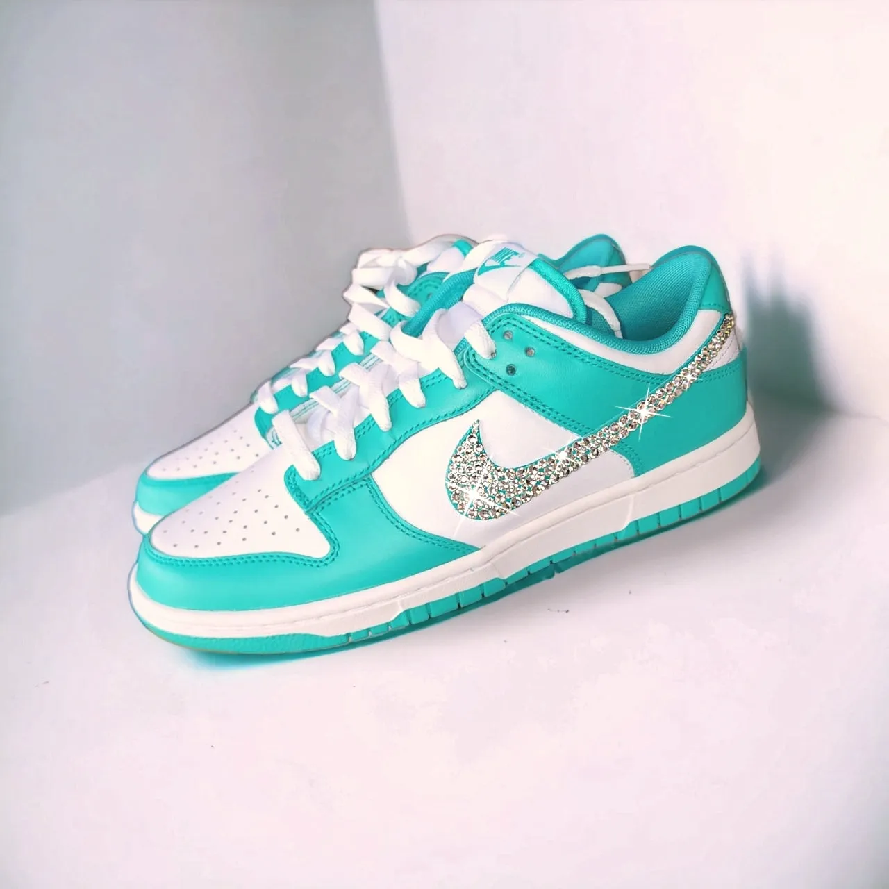 Teal/White Dunk Women Retro