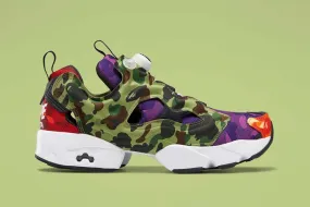 The BAPE x Reebok Instapump Fury Goes Multi Camo