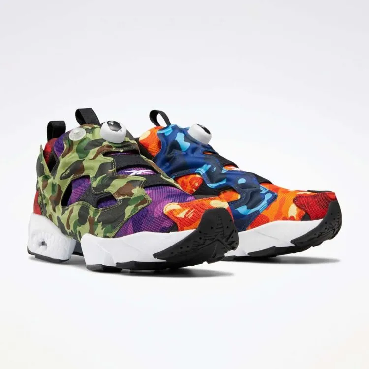 The BAPE x Reebok Instapump Fury Goes Multi Camo