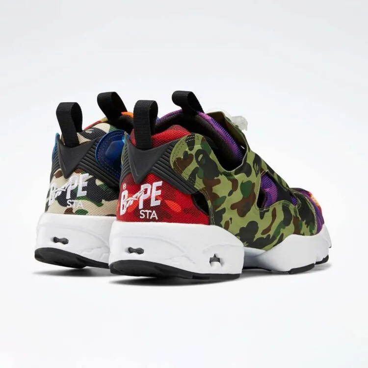 The BAPE x Reebok Instapump Fury Goes Multi Camo