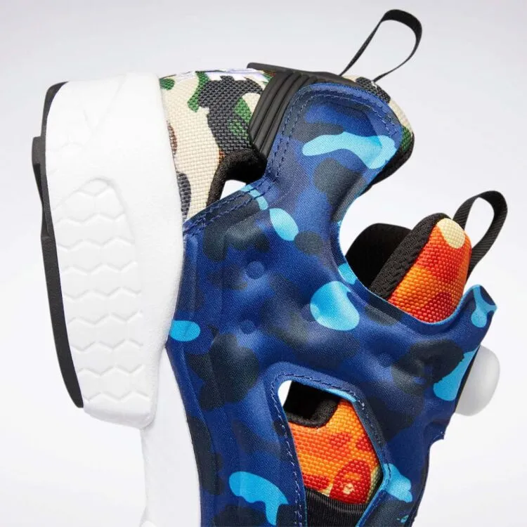 The BAPE x Reebok Instapump Fury Goes Multi Camo