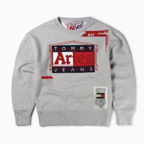 Tommy Aries Crewneck Sweatshirt: Remade and Overprinted