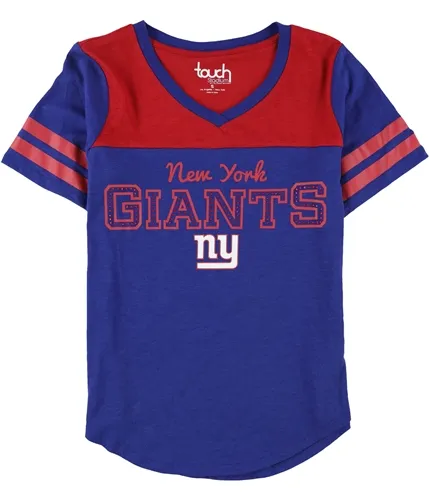 Touch Womens New York Giants Rhinestone Embellished T-Shirt