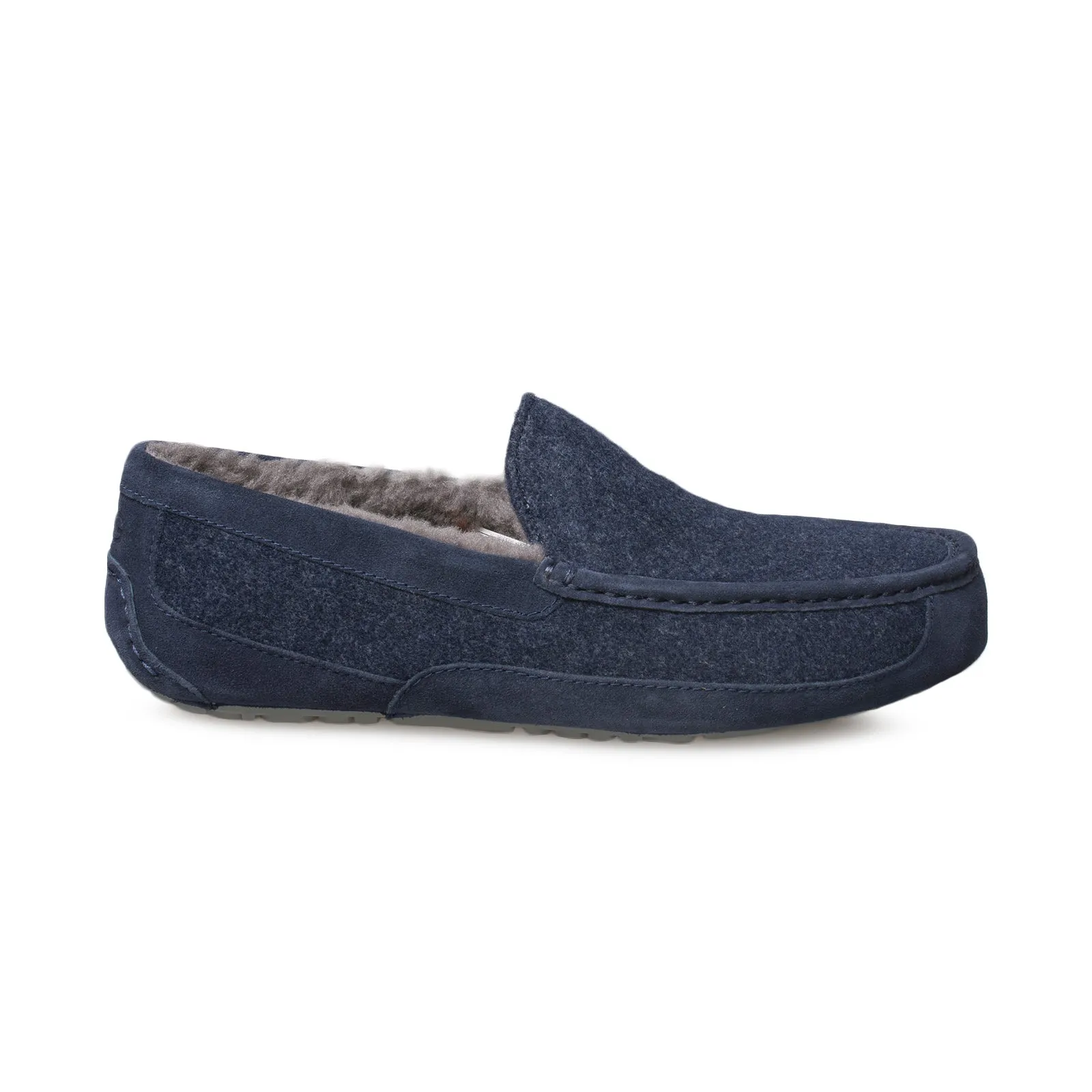 UGG Ascot Wool Dark Sapphire Slippers Mens