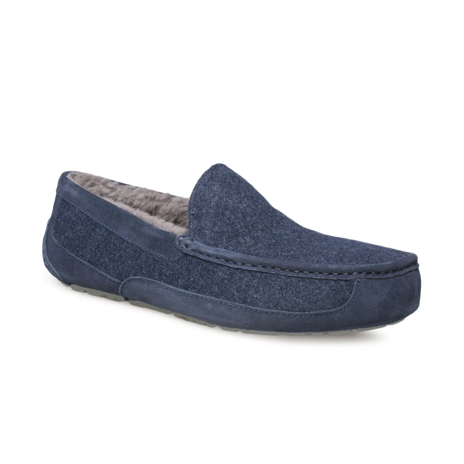 UGG Ascot Wool Dark Sapphire Slippers Mens