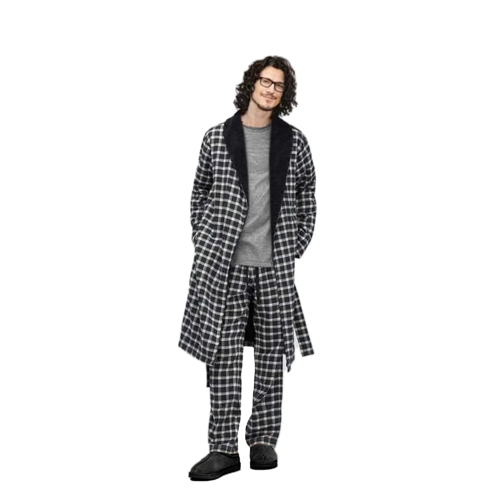 UGG Blue Plaid Robe for Men