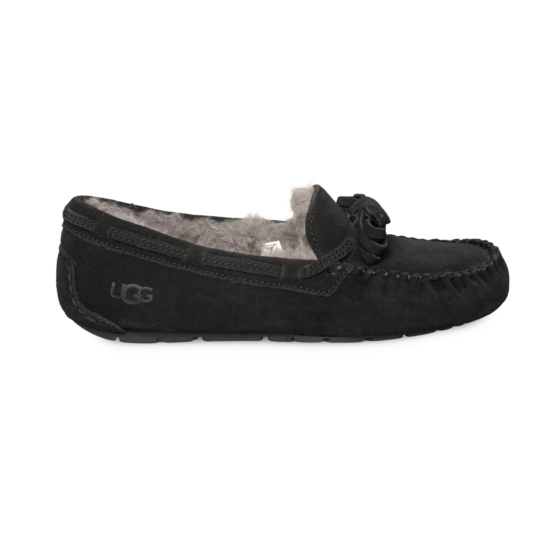 UGG Dakota Black Bow Slippers - Women's