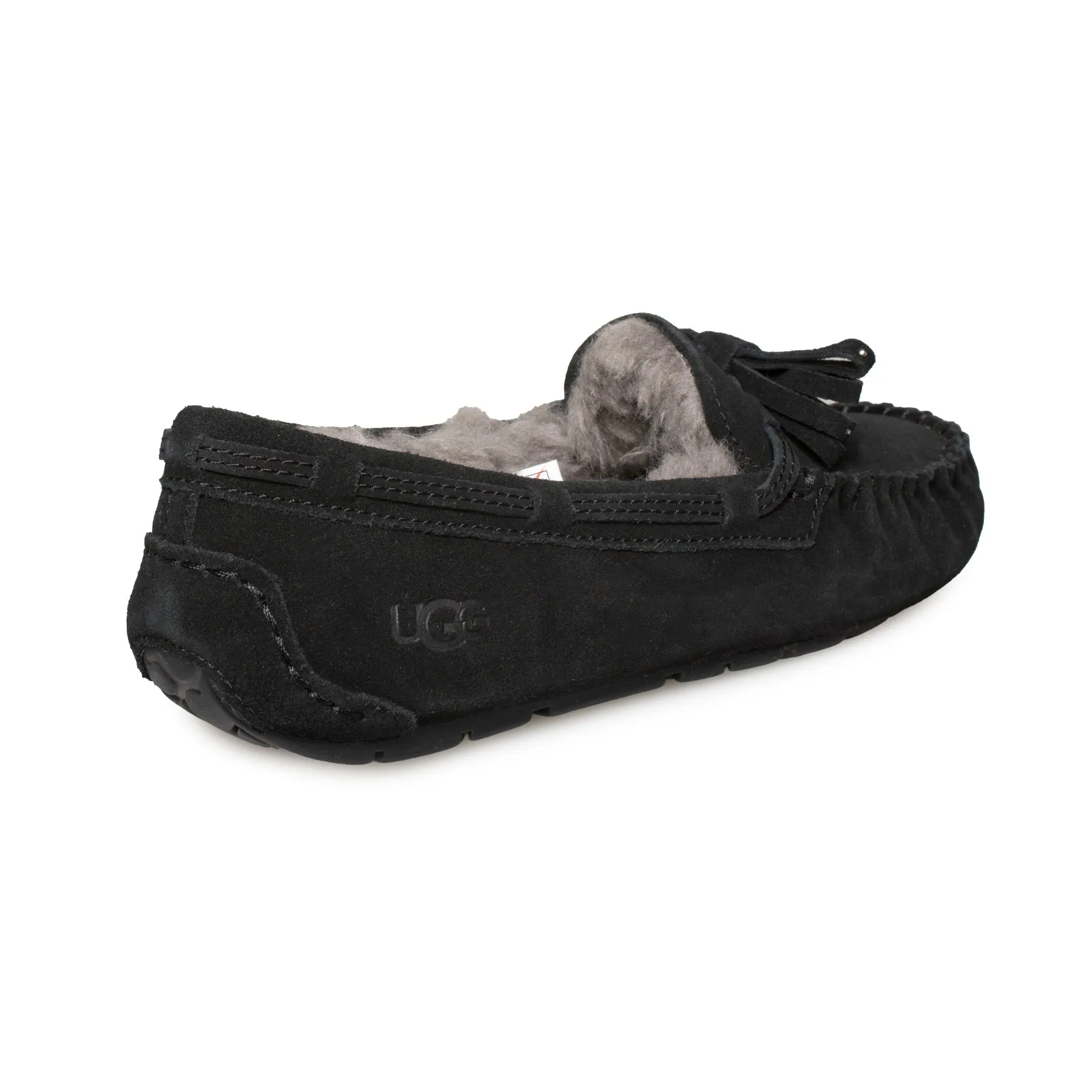 UGG Dakota Black Bow Slippers - Women's