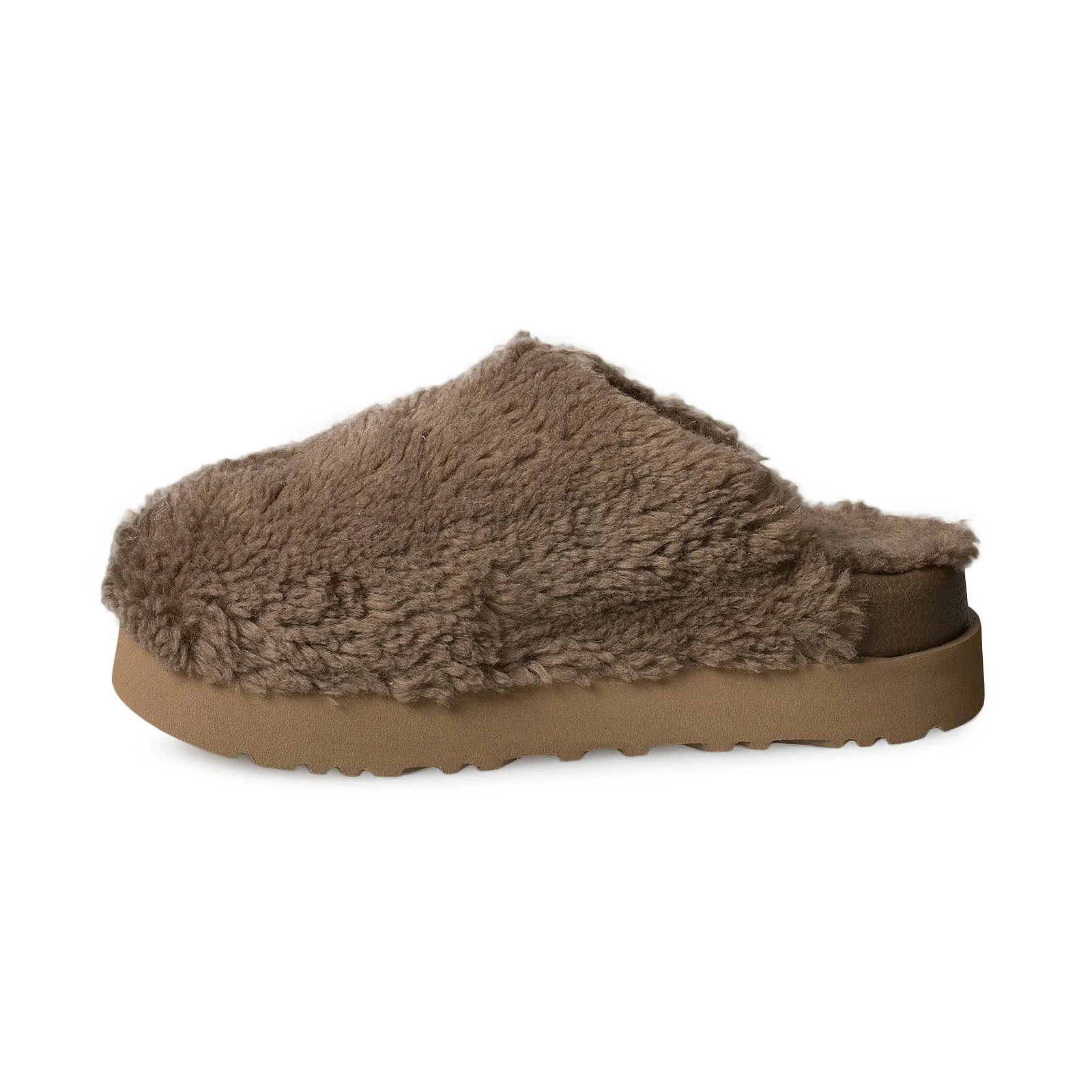 UGG Fuzz Sugar Slide Slippers Hickory Women's