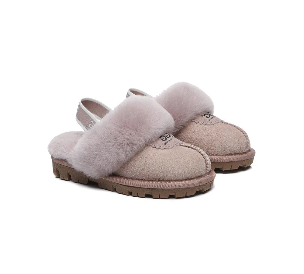 UGG Kids Slingback Slipper Waffle Plus