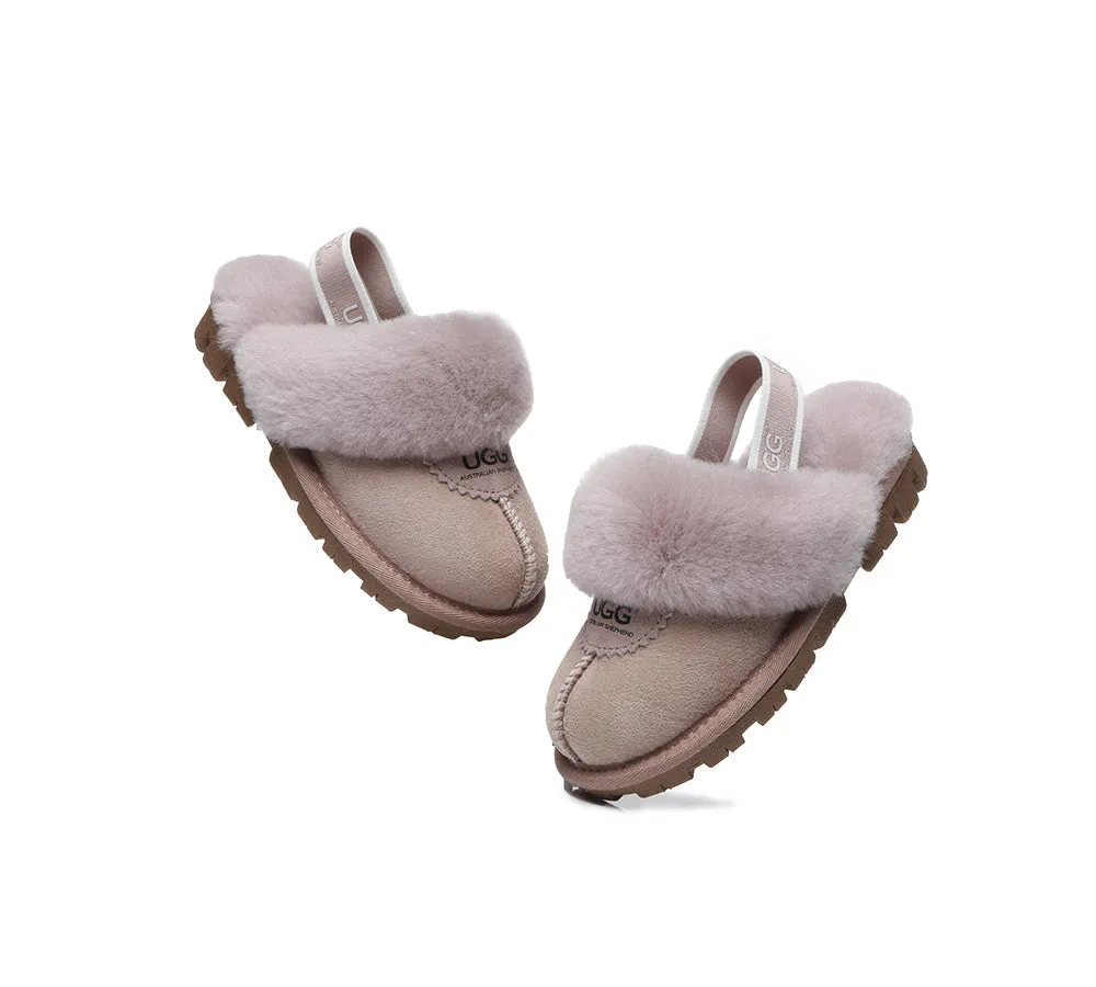 UGG Kids Slingback Slipper Waffle Plus