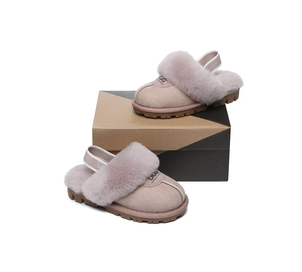 UGG Kids Slingback Slipper Waffle Plus