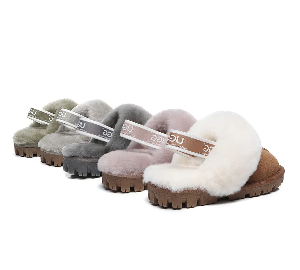 UGG Kids Slingback Slipper Waffle Plus