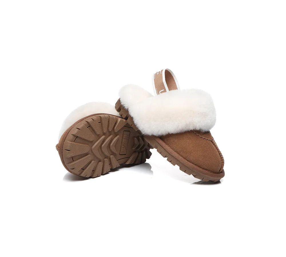 UGG Kids Slingback Slipper Waffle Plus