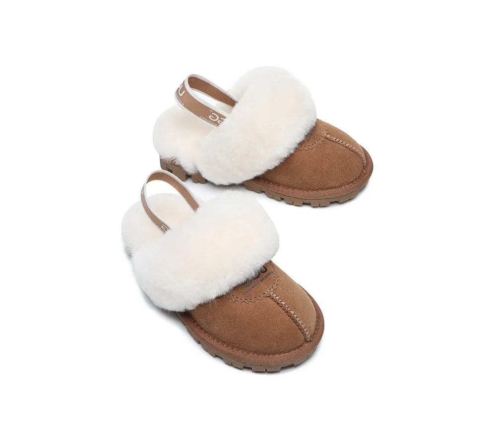 UGG Kids Slingback Slipper Waffle Plus