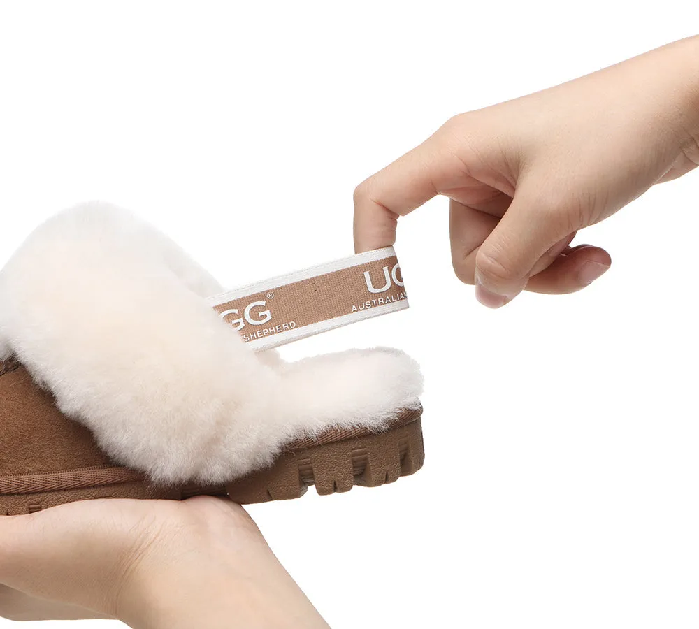 UGG Kids Slingback Slipper Waffle Plus