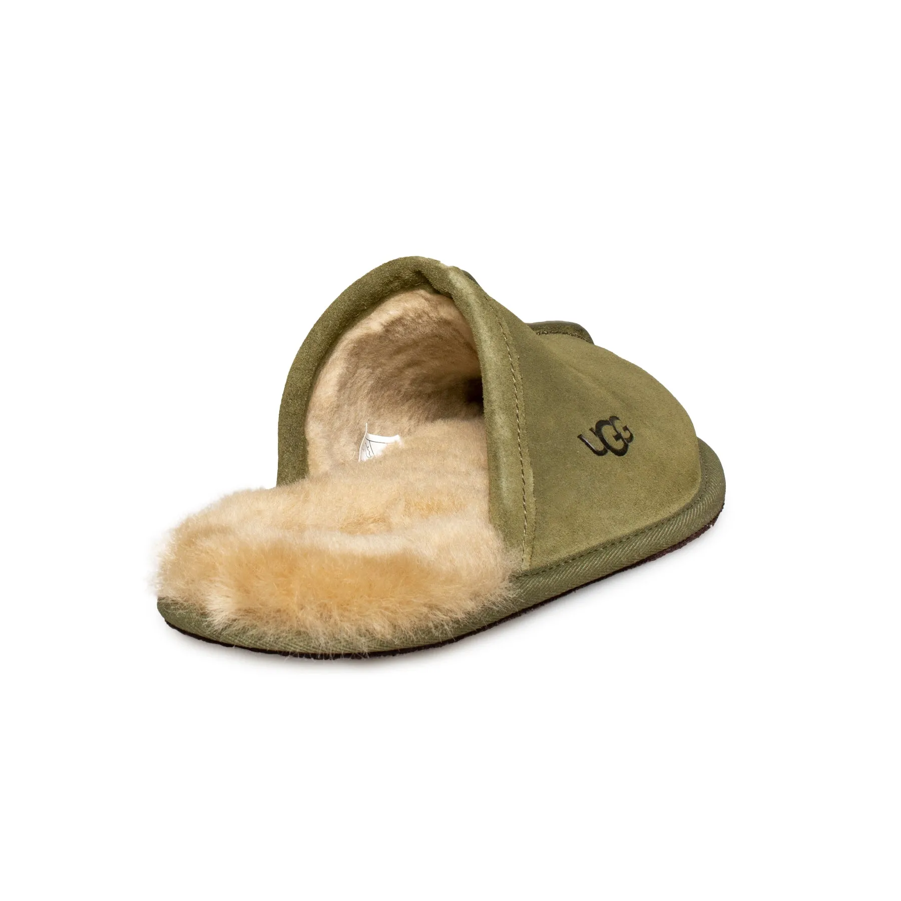 UGG Men's Black Olive Scuff Slippers