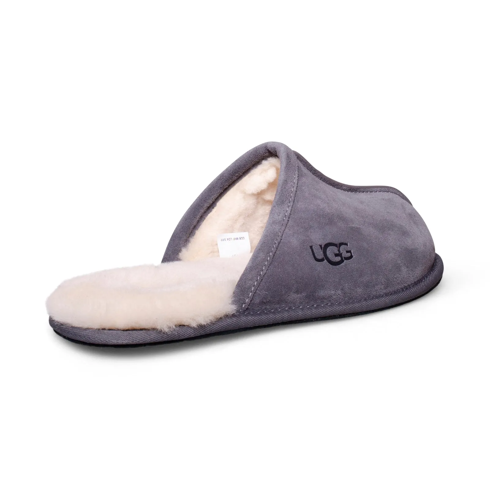 UGG Men's Dark Grey Scuff Slippers