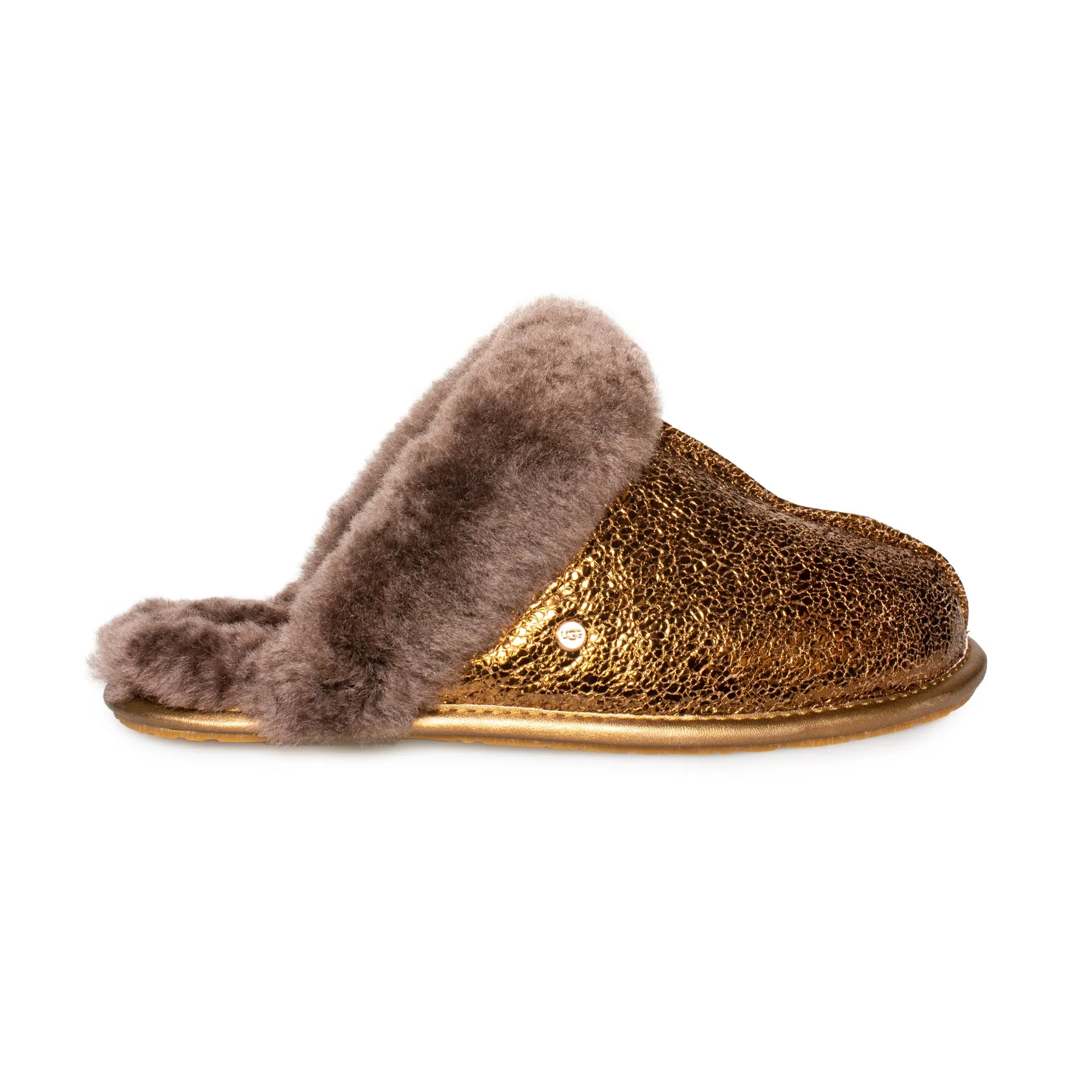 UGG Metallic Sparkle Bronze Slippers - Women's