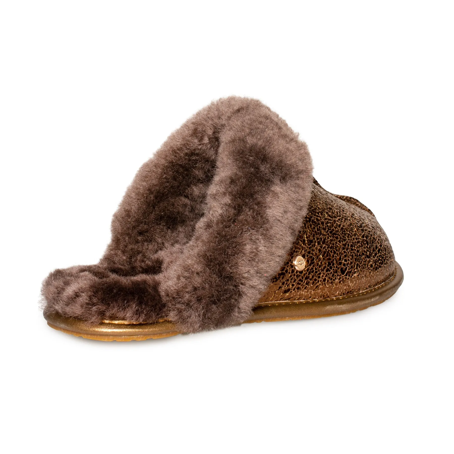 UGG Metallic Sparkle Bronze Slippers - Women's