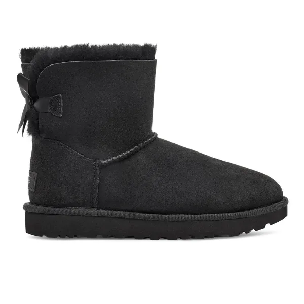 UGG Mini Bailey Bow II Black - Women's