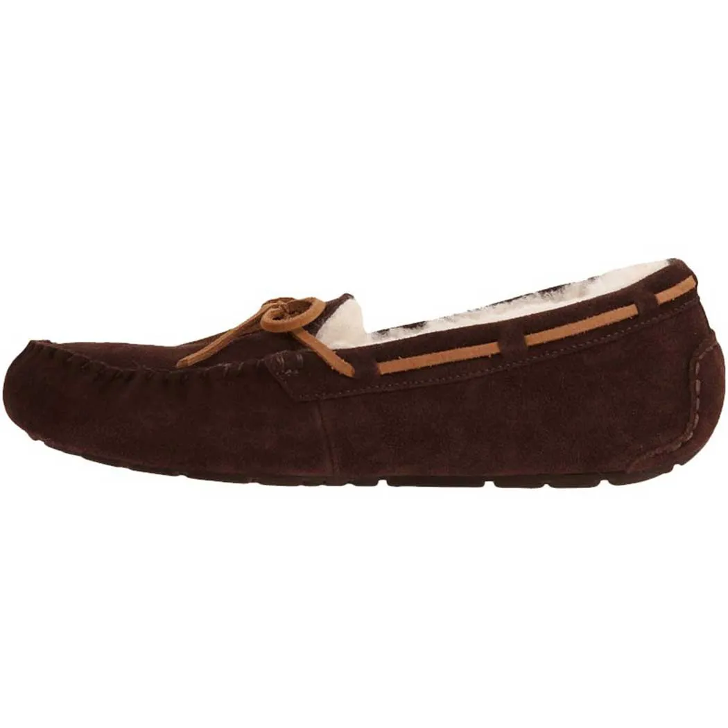 UGG Olsen Shearling Lined Moccasin Slipper Espresso (Men's)