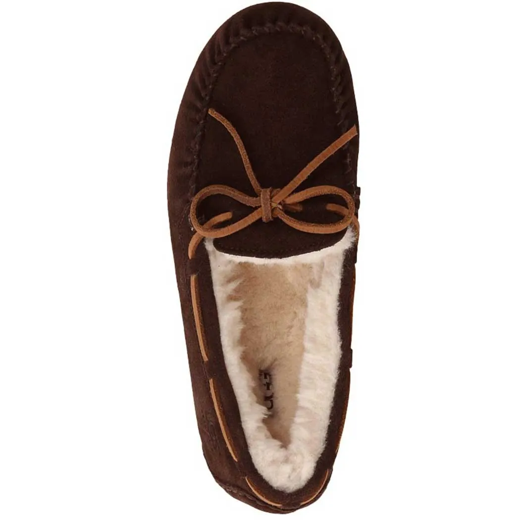 UGG Olsen Shearling Lined Moccasin Slipper Espresso (Men's)