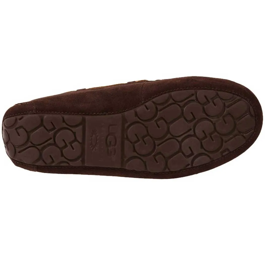 UGG Olsen Shearling Lined Moccasin Slipper Espresso (Men's)