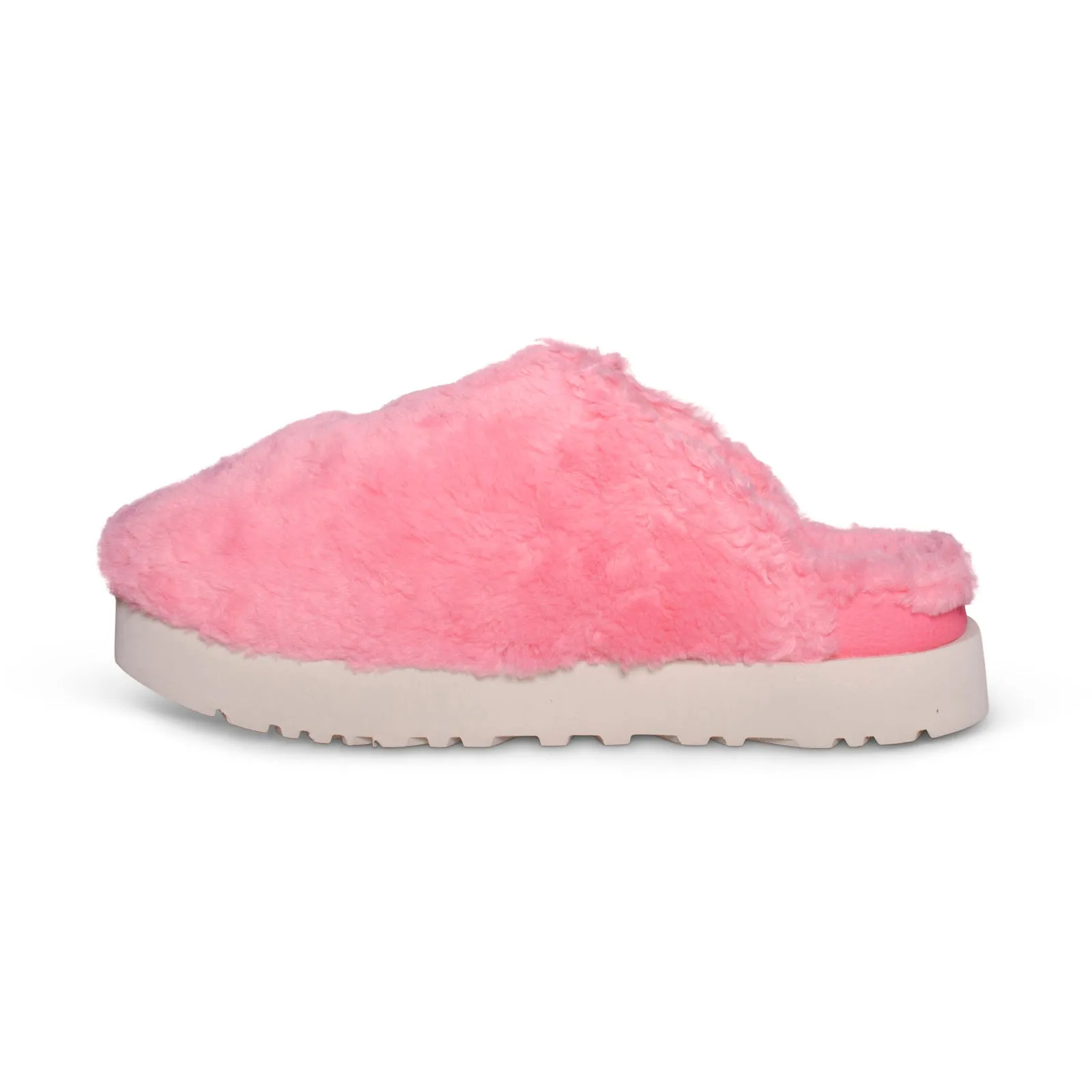 UGG Pink Jasmine Slippers for Women - Fuzz Sugar Slide