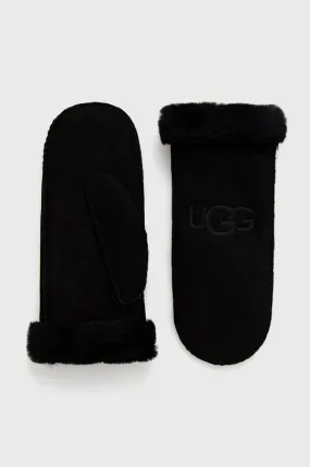 UGG suede gloves women's black color