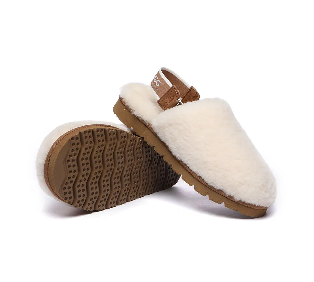 UGG Women's Kamari Slingback Slipper - Removable Strap, Australian Shepherd