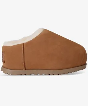 Ugg Womens Tan Pumped slip-on suede slides