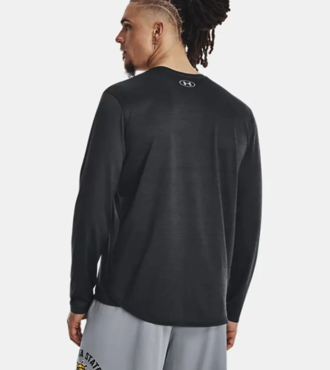 Under Armour Crew Neck Long Sleeve Cotton T-shirt