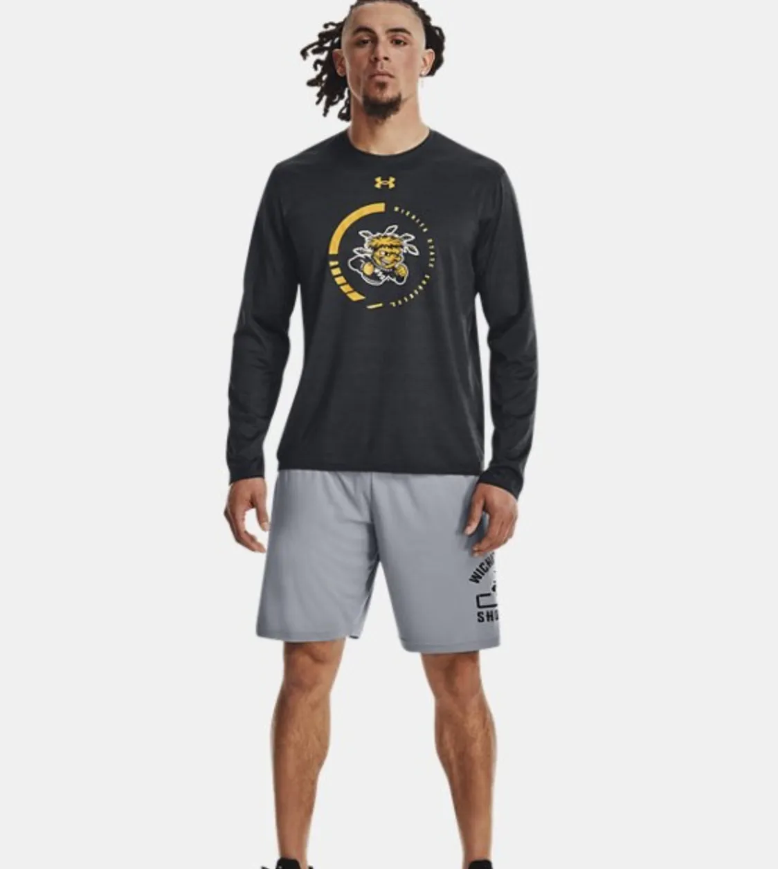 Under Armour Crew Neck Long Sleeve Cotton T-shirt