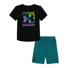 Under Armour Kids Logo Card Short Set for Boys