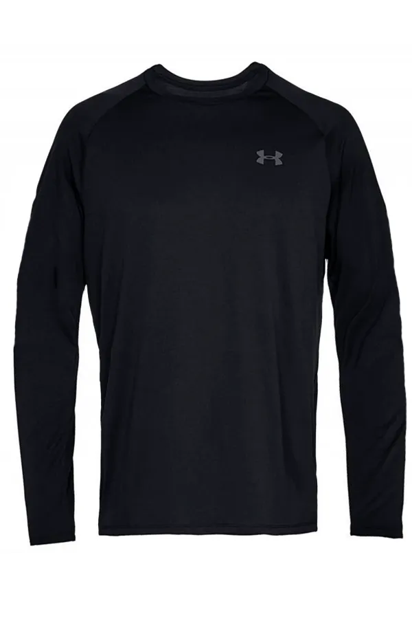 Under Armour Long Sleeve Tech Tee in Black.