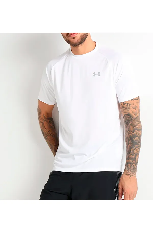 Under Armour White Tech Tee - Shop Now.