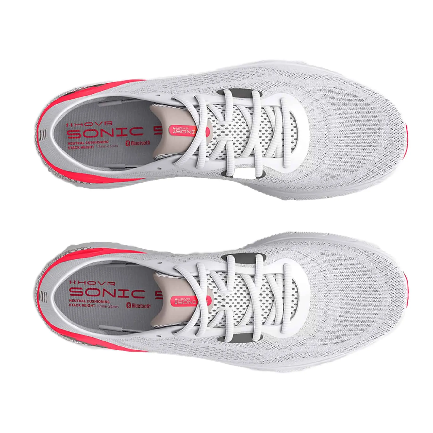 Under Armour Women’s HOVR™ Sonic 5 Running Shoes – White / Bolt Red