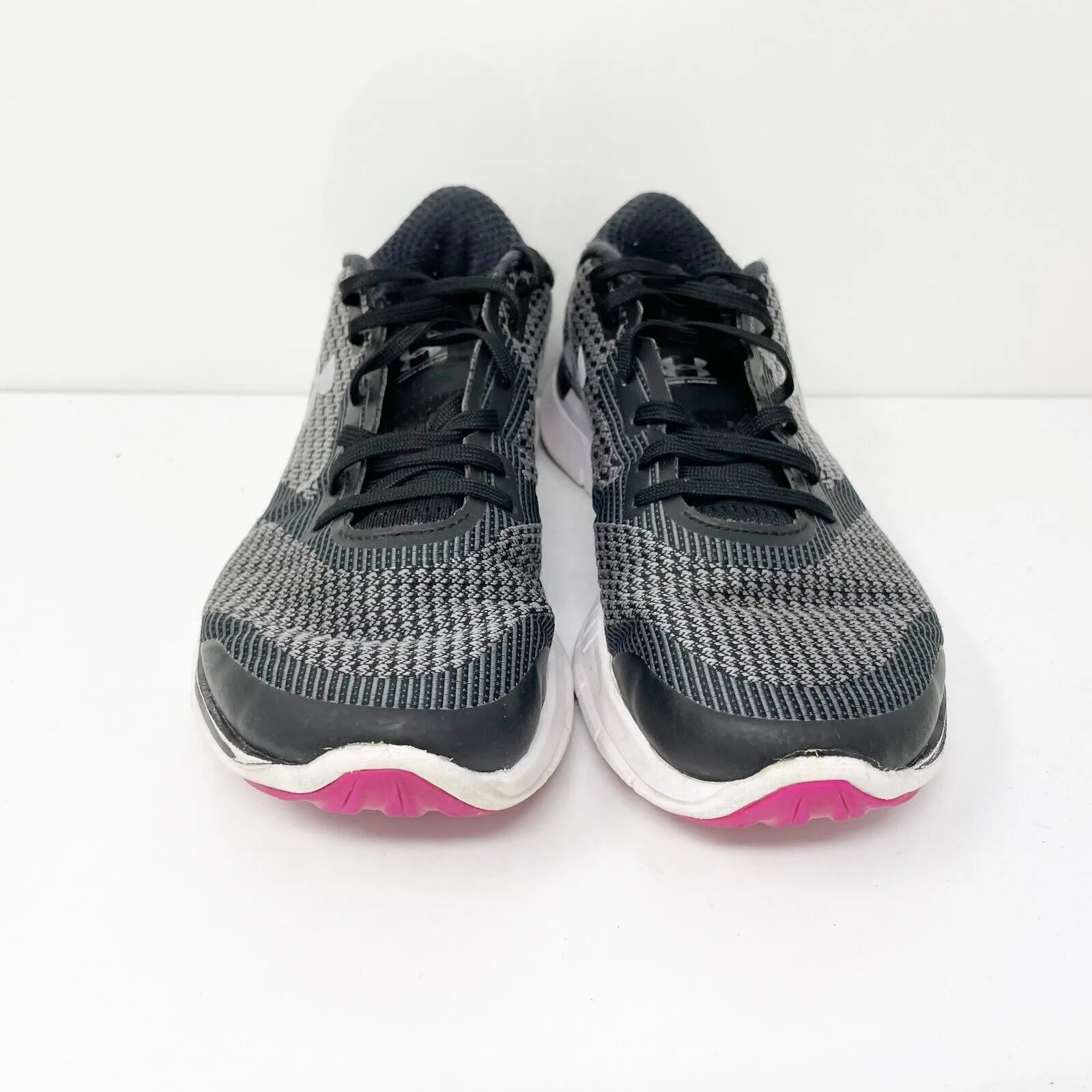 Under Armour Womens Charged Lightning 1285494 Black Running Shoes Sneaker Sz 7.5