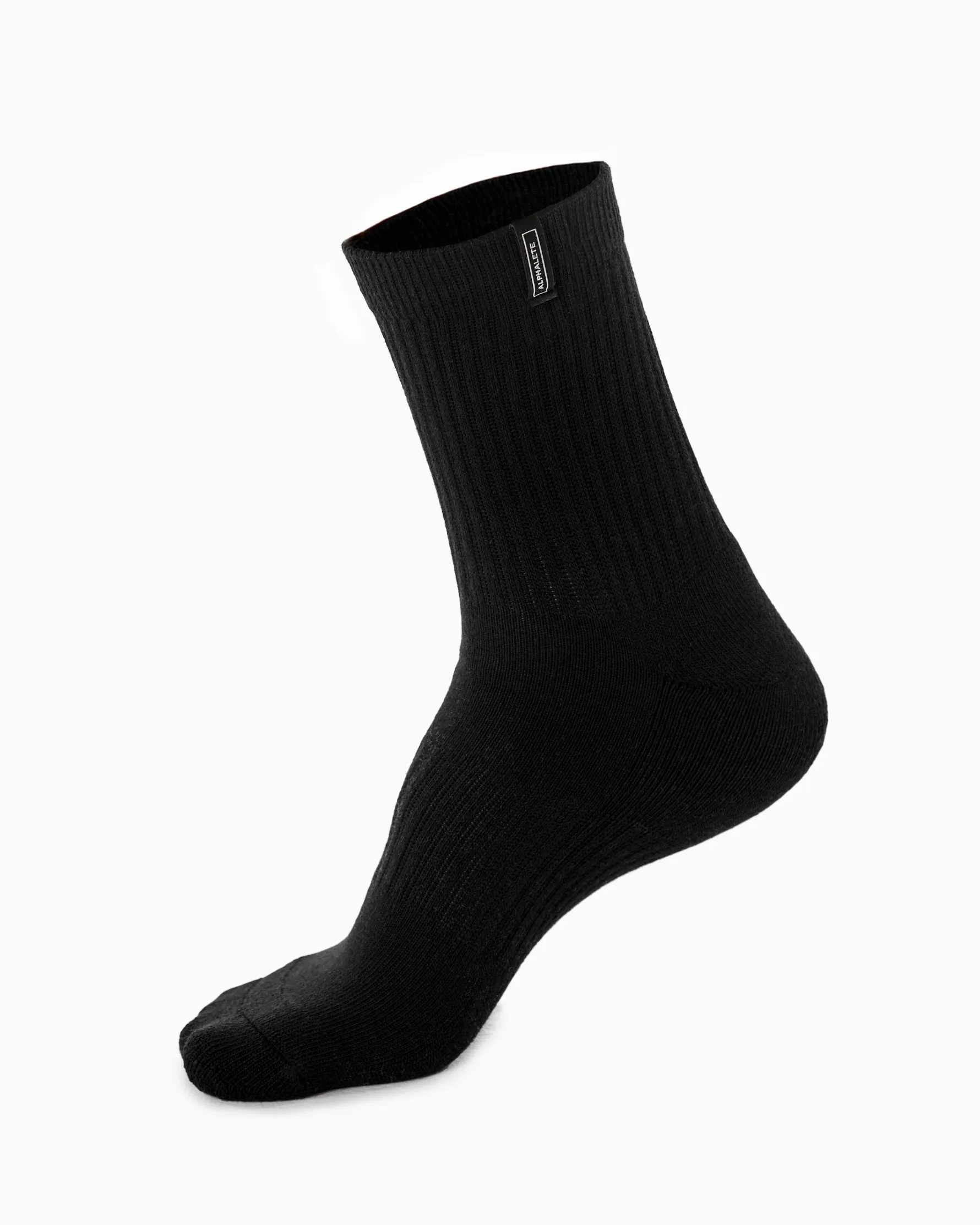 Union Crew Socks - 3-Pack, Black