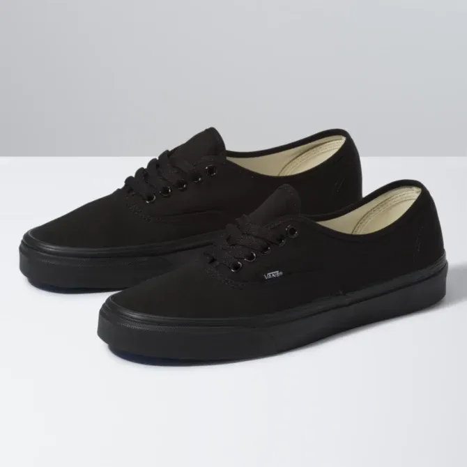 Vans Authentic all-black sneakers