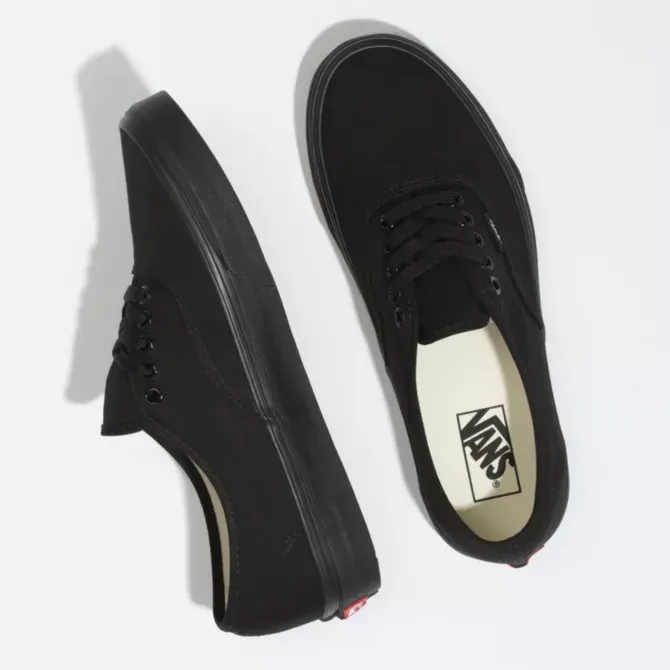 Vans Authentic all-black sneakers